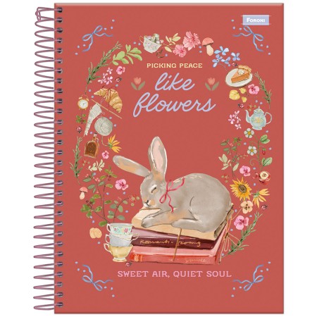 Foto ilustrativa Caderno Capa Dura College Milly