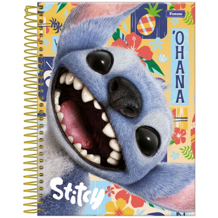 Foto ilustrativa Caderno Capa Dura College Stitch