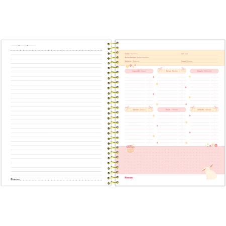 Foto ilustrativa Caderno Capa Dura College