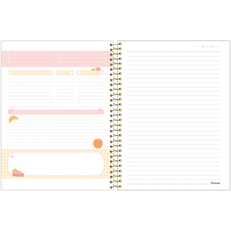 Foto ilustrativa Caderno Capa Dura College