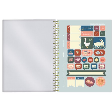 Foto ilustrativa Caderno Capa Dura College