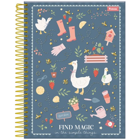 Foto ilustrativa Caderno Capa Dura College