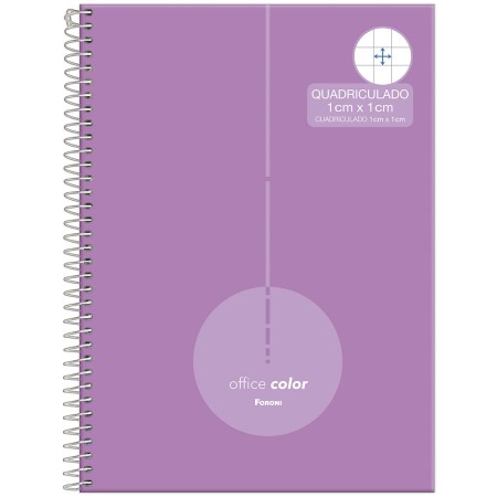 Foto ilustrativa Caderno Capa Dura Quadriculado ( 1 cm x 1 cm)