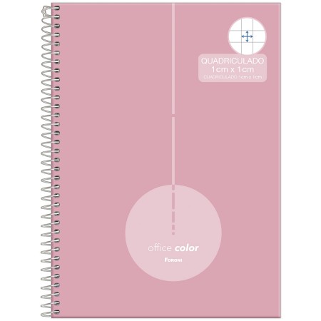 Foto ilustrativa Caderno Capa Dura Quadriculado ( 1 cm x 1 cm)