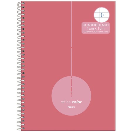 Foto ilustrativa Caderno Capa Dura Quadriculado ( 1 cm x 1 cm)