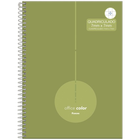 Foto ilustrativa Caderno Capa Dura Quadriculado ( 7 mm x 7 mm)