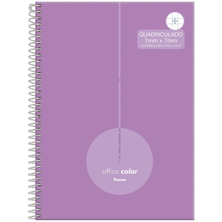 Foto ilustrativa Caderno Capa Dura Quadriculado ( 7 mm x 7 mm)