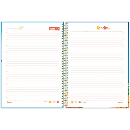 Foto ilustrativa Caderno Capa Dura Universitário  Stitch