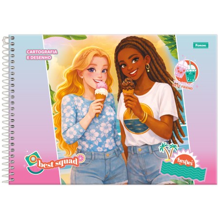 Foto ilustrativa Caderno Cartografia Besties