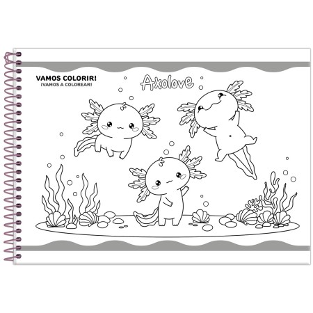 Foto ilustrativa Caderno Cartografia Capa Dura Axolove