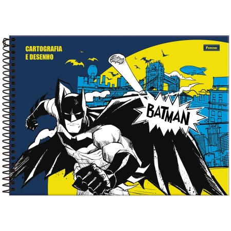 Foto ilustrativa Caderno Cartografia Capa Dura Batman