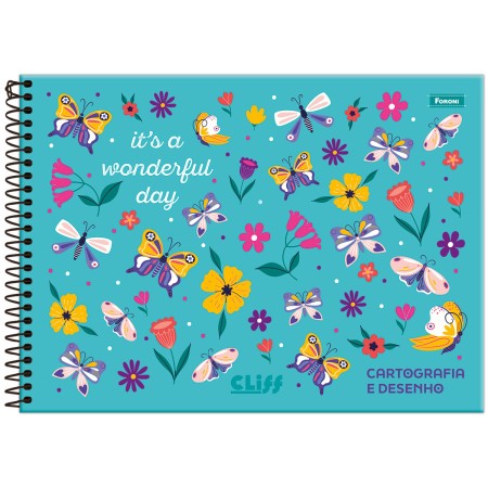 Foto ilustrativa Caderno Cartografia Capa Dura Cliff