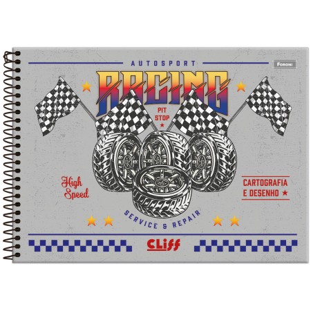 Foto ilustrativa Caderno Cartografia Capa Dura Cliff