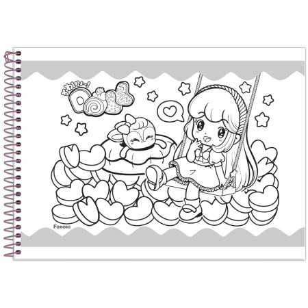 Foto ilustrativa Caderno Cartografia Capa Dura Doll