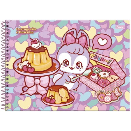 Foto ilustrativa Caderno Cartografia Capa Dura Doll