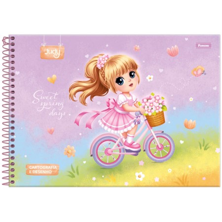 Foto ilustrativa Caderno Cartografia Capa Dura Judy