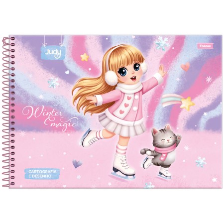 Foto ilustrativa Caderno Cartografia Capa Dura Judy