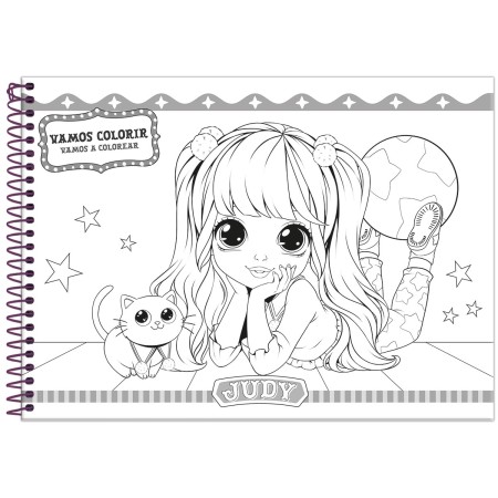 Foto ilustrativa Caderno Cartografia Capa Dura Judy