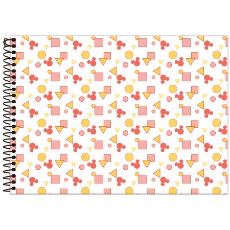 Foto ilustrativa Caderno Cartografia Capa Dura Mickey Mouse