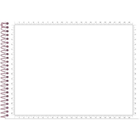 Foto ilustrativa Caderno Cartografia Capa Dura Milimetrado Barbie Dreamtopia