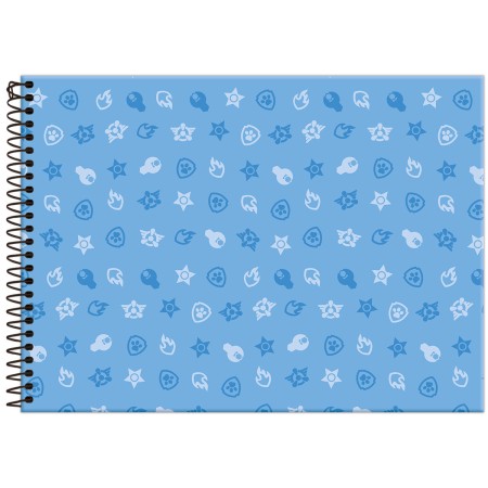 Foto ilustrativa Caderno Cartografia Capa Dura Milimetrado Patrulha Canina