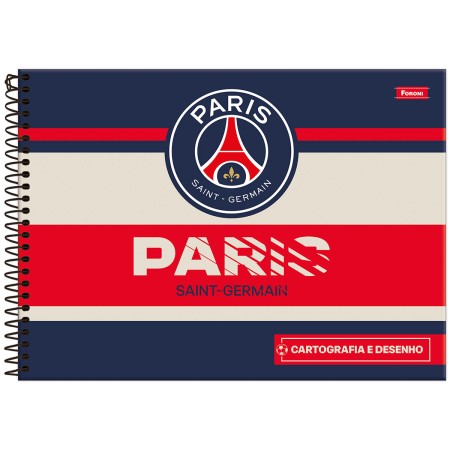 Foto ilustrativa Caderno Cartografia Capa Dura Paris Saint-Germain