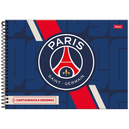 Foto ilustrativa Caderno Cartografia Capa Dura Paris Saint-Germain
