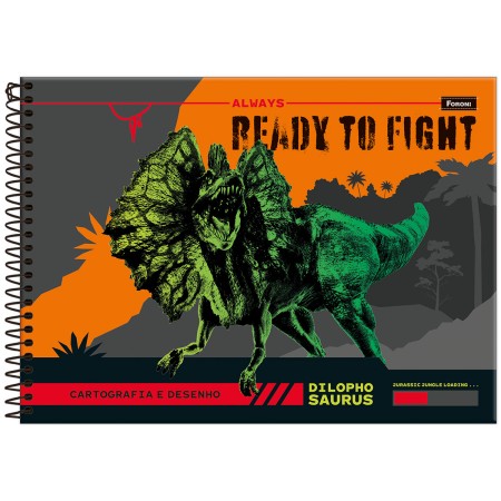 Foto ilustrativa Caderno Cartografia Capa Dura Sauros