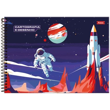 Foto ilustrativa Caderno Cartografia Capa Dura Spacefly