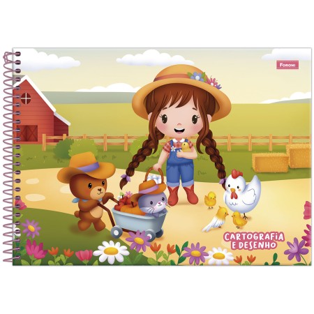 Foto ilustrativa Caderno Cartografia Capa Dura Ternuritas