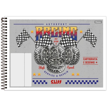 Foto ilustrativa Caderno Cartografia Capa Flexível Cliff