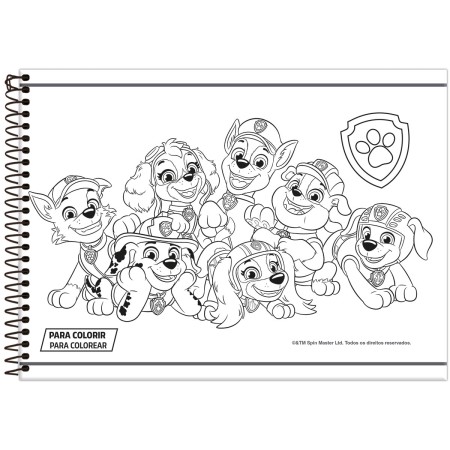 Foto ilustrativa Caderno Cartografia Capa Flexível Patrulha Canina