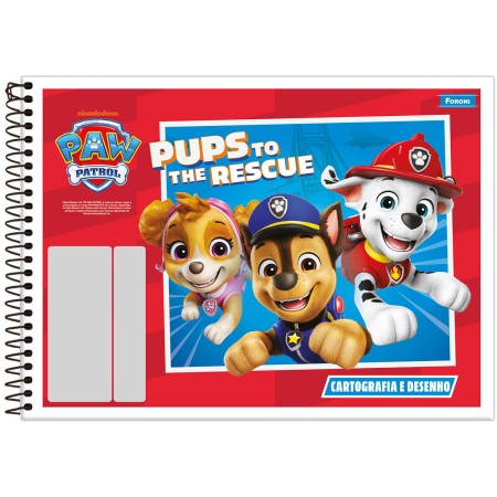 Foto ilustrativa Caderno Cartografia Capa Flexível Patrulha Canina