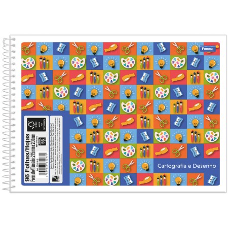 Foto ilustrativa Caderno Cartografia Capa Flexível Pick Pro