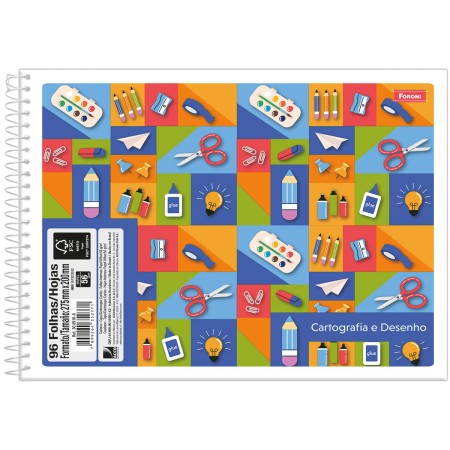 Foto ilustrativa Caderno Cartografia Capa Flexível Pick Pro