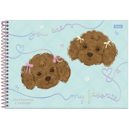Foto ilustrativa Caderno Cartografia Fluffly Friend