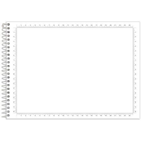 Foto ilustrativa Caderno Cartografia Milimetrado Pick Pro