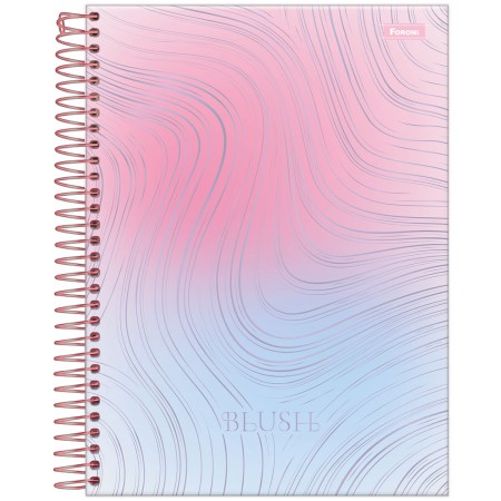 Foto ilustrativa Caderno College Capa Dura Blush