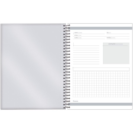 Foto ilustrativa Caderno College Capa Dura Columbia