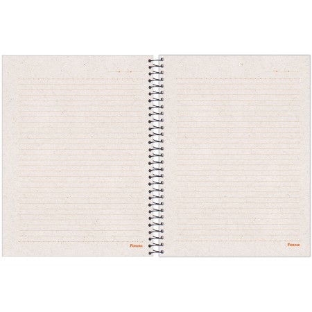 Foto ilustrativa Caderno College Capa Dura Kraft Art