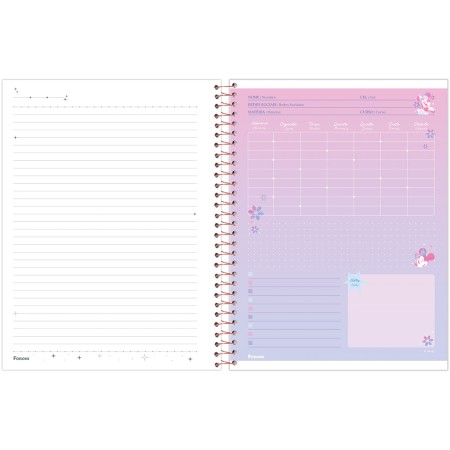 Foto ilustrativa Caderno College Capa Dura Minnie Mouse
