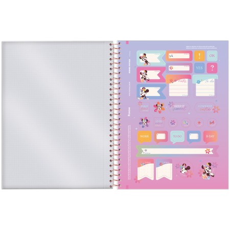 Foto ilustrativa Caderno College Capa Dura Minnie Mouse