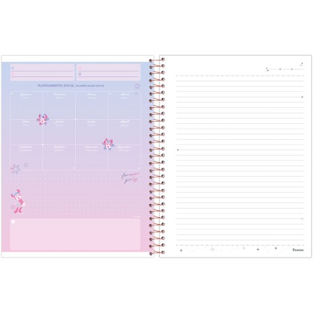 Foto ilustrativa Caderno College Capa Dura Minnie Mouse