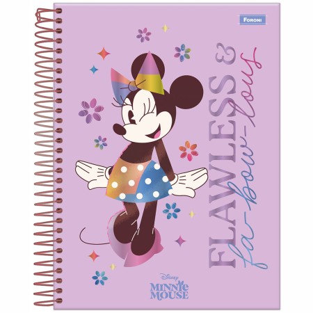 Foto ilustrativa Caderno College Capa Dura Minnie Mouse