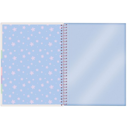 Foto ilustrativa Caderno College Capa Dura Stitch