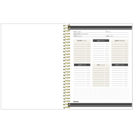 Foto ilustrativa Caderno College Capa Dura Urban