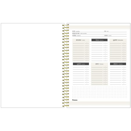 Foto ilustrativa Caderno College Capa Dura Urban