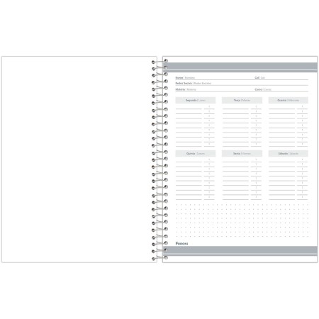 Foto ilustrativa Caderno College Office Color