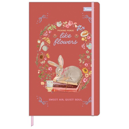 Foto ilustrativa Caderno Costurado Sem Pauta Milly