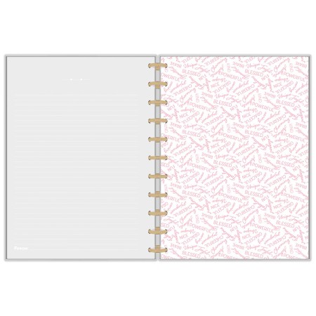 Foto ilustrativa Caderno Discbook Blush